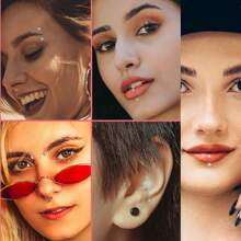 ADYJELY 2/3 pezzi di anelli per sopracciglia, piercing, in acciaio inossidabile ipoallergenico con gemme di zirconia cubica (3mm), filettatura interna, chiodi per labbra/sopracciglia curvi CZ, cartilagine, conchiglia, tragus, orecchini da piercing, decorazione per corpo, taglia 16G, lunghezza 6mm, 8mm, 10mm, adatto per donne e uomini'