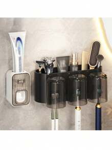 Hộp đựng Bàn chải đánh răng & Kem đánh răng - màu đen - Xem 1