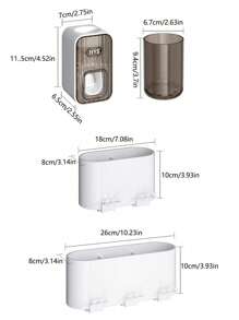 Hộp đựng Bàn chải đánh răng & Kem đánh răng - màu đen - Xem 6