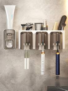 Hộp đựng Bàn chải đánh răng & Kem đánh răng - màu đen - Xem 5