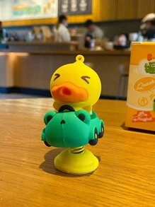 1 件装汽车仪表盘挂饰可爱摇头娃娃黄色小鸭