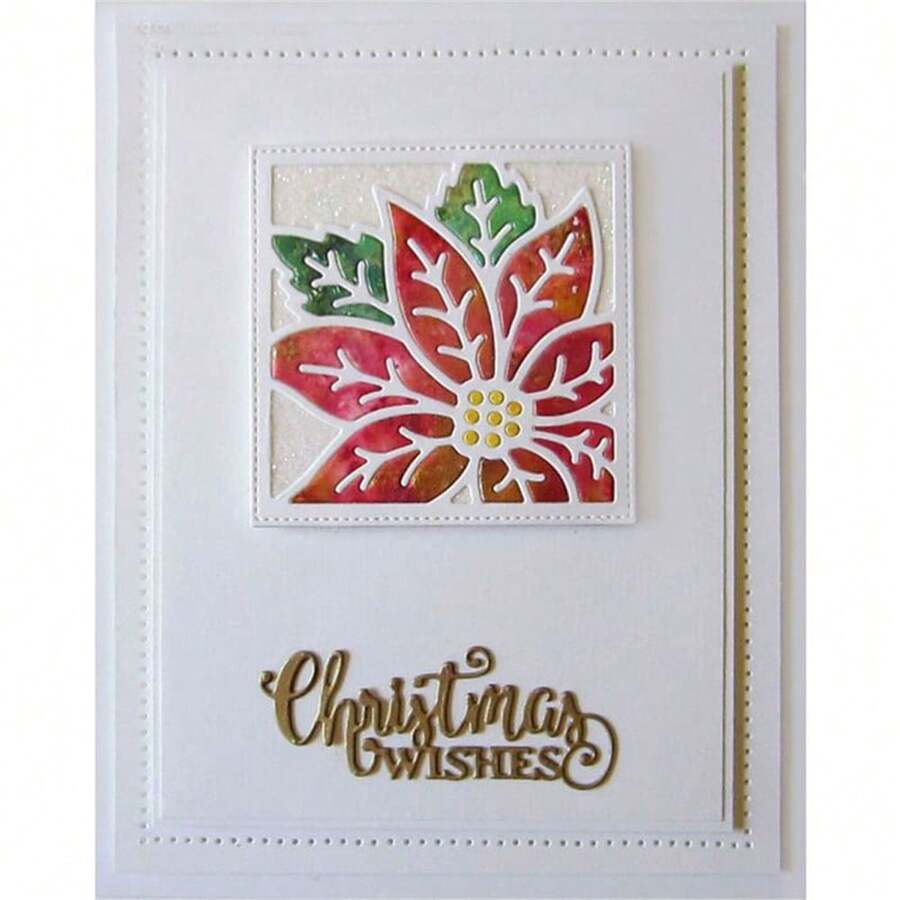 Christmas Greetings Words Best Wishes DieCuts Metal Cutting Dies For