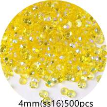 1000/500 bucăți 2mm/3mm/4mm/5mm Cristal de jeleu transparent cu spate plat, strasuri de bricolaj, strasuri de rășină în formă rotundă pentru meșteșuguri, pantofi, decor artistic, recipiente pentru machiaj, strălucire în întuneric