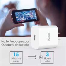 Cargador Tipo C Carga Rápida 20w Con Cable Cac Para Android - Blanco - Ver 7