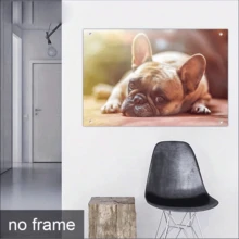 1 张可定制无框帆布海报，个性化情侣/家庭照片帆布墙艺术，19.7 英寸 X 27.6 英寸（50x70 厘米），分享您最喜爱的回忆和珍贵的时刻，送给朋友和家人的绝佳礼物，家居装饰 - 彩色 - 查看 5