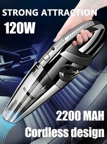 1pc Black Wireless Car Vacuum Cleaner, High Suction Power Handheld Cordless Vacuum Cleaner For Home Use - Black - View 11