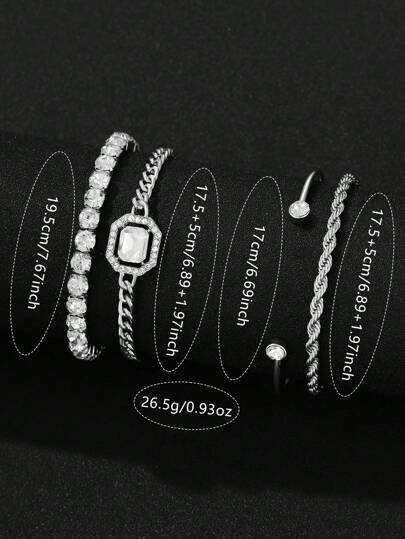 JasonRolls Watch, able Luxe Business Goud Zilver Steel Strap Alloy Material, Bracelet Set, Wear Matching, Horloge view 6