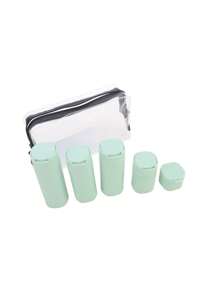 5Pcs/Set Travel Bottles For Toiletries, Travel Containers Proof Travel Tubs Refillable Liquid Travel Accessories For Shampoo Conditioner Lotion Body Wash Home Bathroom Decor Fall Decor Back To School - Multicolor - View 11