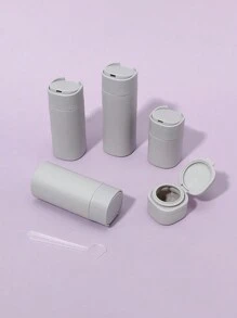 5Pcs/Set Travel Bottles For Toiletries, Travel Containers Proof Travel Tubs Refillable Liquid Travel Accessories For Shampoo Conditioner Lotion Body Wash Home Bathroom Decor Fall Decor Back To School - Multicolor - View 7