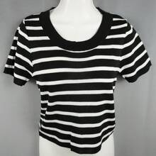 TOP DE PUNTO UNITALLA PARA MUJER - Negro - Ver 2