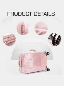 1 件行李箱防尘罩，全透明行李箱保护罩，透明加厚耐磨防水行李箱罩，旅行行李箱罩行李箱保护套行李箱防尘罩，男女户外度假旅行必需品配件 - 透明色 - 查看 11