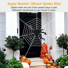 Halloween Decoration Spider Web - Black - View 6