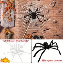 Halloween Decoration Spider Web - Black - View 9