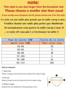 4 Stücke/Set und 3 Stücke/Set Periodenunterhosen für Frauen - nicht absorbierender Typ bequeme leckdichte physiologische Dessous & Unterwäsche - Schwarz - Übersicht 2