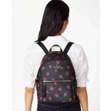Mochila mediana Toss Ped Chelsea Rose de Kate Spade - Negro Multi - Ver 2