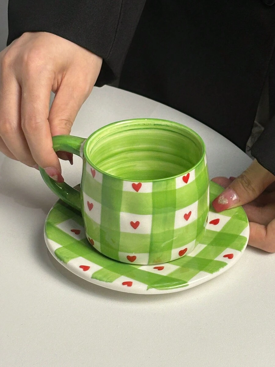 1 chiếc cốc gốm sứ họa tiết hoa trắng phong cách Bắc Âu, cốc cà phê Latte chất lượng cao, cốc nước sáng tạo cho gia đình, cốc gốm sứ sưu tầm, cốc trà đỏ, quà tặng ngày lễ, lời chúc mừng sinh nhật, đồ dùng cho tiệc, quà tặng cho bạn trai/bạn gái - Nhiều màu - Xem 1