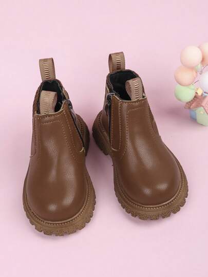 Kids/Toddler Fashionable Soft Sole Non-Slip Short Boots, British Style  Boots For Boys & Girls
