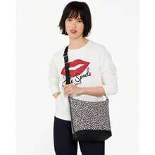 Spade | Chelsea Leopard Duffle Crossbody - Black Multi - View 2
