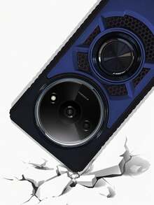 FUNDA USO RUDO CLIP O CON ANILLO PARA REDMI A3 - Azul - Ver 3