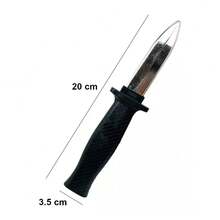 2 Pcs Retractable Prank Knife Magic Trick Party Props - Black - View 4