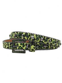 Women Fashion Rivet Rhinestone Studded Casual Belt, Men Street Punk Hip Hop Style PU Leather Plus Size Waist Belt For Jeans Halloween Fall, Autumn, Halloween