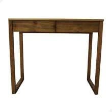 Modern Computer Desk Table With Drawer - 鏽棕色 - 查看 9