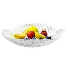 Glass Fruit Bowl Leafs 23cm Collection - Dolce Home - 無色 - 查看 1