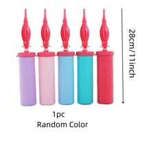 H.L.BALLOON 28*5cm Macaron Color Handheld Balloon Pump | Balloon Inflator | Bi-Directional Balloon Inflator | Portable Air Pump (Random Color),Christmas Decor - Multicolor - View 6