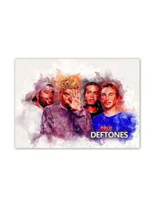 1 件复古乐队海报美学经典音乐专辑帆布画墙壁艺术图片印刷品家居装饰粉丝礼物无框架