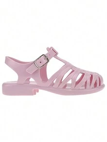 Braided Buckle Sandals For Girls - 淺粉色 - 查看 2