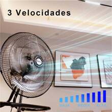 3 IN 1 Double Frame Fan, 18 Inch Large Fan, 18 Inch Double Frame Fan, Floor Fan, 18 Inch Large Floor Fan - Black - View 3