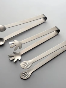 3 piezas de tenazas de acero inoxidable para cocina, tenazas para cocinar carne, ensalada, pan, utensilios multiusos para barbacoa - paquete de 3 - Ver 3