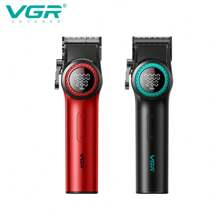 VGR 毛发修剪器 9000RPM 毛发修剪器 无绳专业可充电 21 档速度可调毛发修剪器 阿根廷国家队官方授权经销商 V-001 - 紅色 - 查看 8