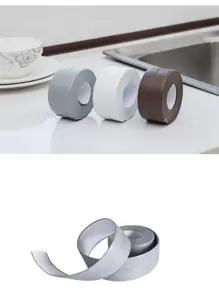 1pc Kitchen Waterproof And Mildew Proof Tape, Kitchen And Bathroom Self-Adhesive Joint Sealing Strip, Bathroom Toilet Gap, Wall Corner Line Adhesive Strip, Stickers, Wall Decal, Vinyl Decal For Home Decorations, Spring Decoration Items Refresh Your Home, Rama Decoration Stickers Gifts Birthday Graduation