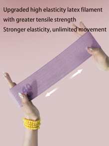 Yooa Elastic Band, Aluteal Fitness Resistance Band,Pilates Beautiful Buttocks Band,Raised Buttocks Circle, Knitted Band, Weight Stretching Training Gym Accessories