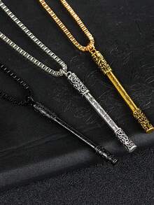 1 件神话悟空圣斗士项链，情侣男女金属环游戏卡通项链 - 彩色 - 查看 8