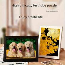 1 bức tranh ghép hình bằng gỗ độ phân giải cao, không khung, vật trang trí trí tuệ thân thiện với gia đình, quà tặng ghép hình ảnh cá nhân hóa cho gia đình và bạn bè / Halloween, Ngày Valentine, trang trí Ngày Valentine tinh tế cho sinh nhật, lễ tốt nghiệp, nhà cửa, văn phòng, đa chức năng, trang trí, phòng trà, nhà, vườn, văn phòng, kỷ niệm, Ngày Valentine - Nhiều màu - Xem 2