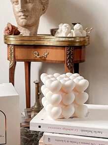 1pc Heart-Shaped Fragrance Bubble Wax, Suitable For Home Decor, Gifts, Air Purification,Room Decor,