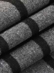 1 件经典男女通用格子围巾，四季皆宜，男友礼物，生日礼物，纯羊毛，保暖披肩，高端双面，韩版风格，仿羊绒彩色围巾，厚实保暖的休闲男士配饰