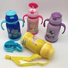 420ml可爱卡通不锈钢真空保温杯，多色，便携 - 多色真空杯子 - 查看 8