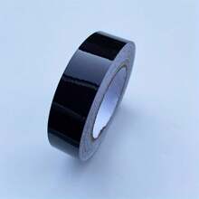 3/5/7/10 CM * 500CM Glossy Black Vinyl Wrap Strip, Self-Adhesive Universal Chrome Black Detailing Tape, Window Trim Film Tape Chrome Blackout Vinyl For Car Interior Hood Roof Pillar