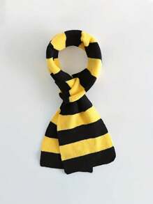 1pc Cosplay Autumn And Winter Versatil Striped Long Artificial Cashmere Scarf Unisex With College Style - Jewelry & Accessories ﻿,Suitable For Halloween Cosplay Party.