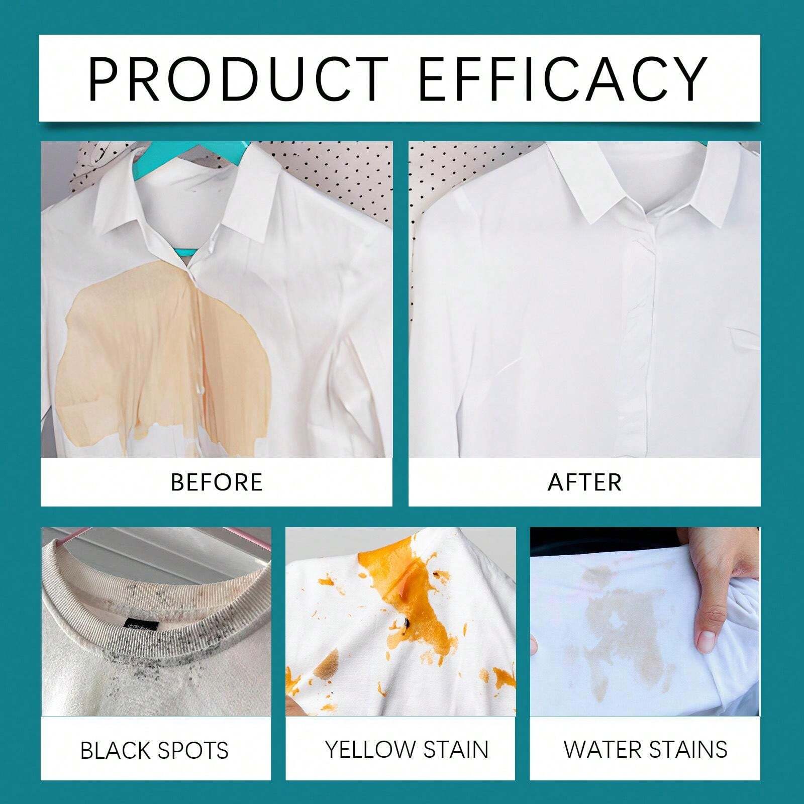 120ml Fabric Stain Remover Laundry Detergent Spray, For Clothes