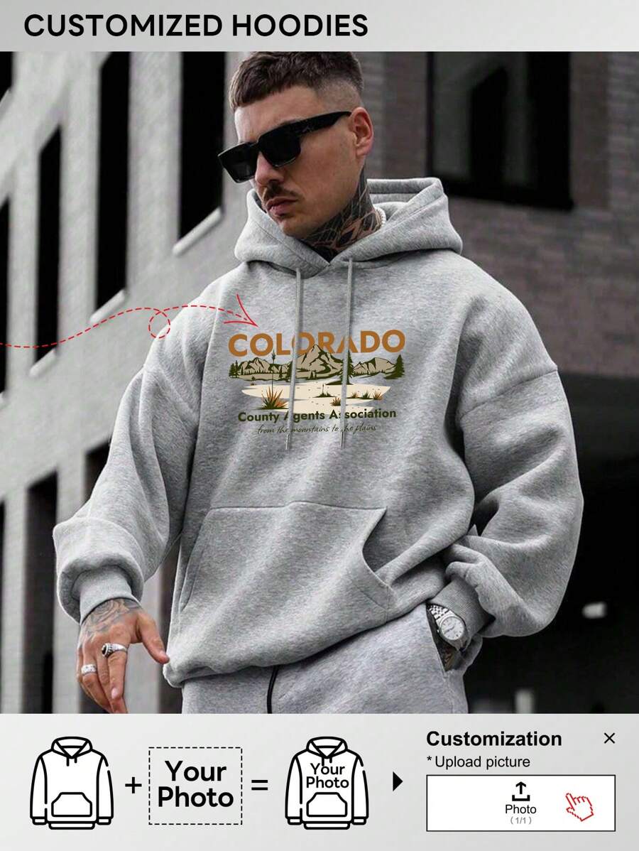 定制连帽衫 男友风格男士时尚休闲宽松连帽衫，个性化图案设计 连帽衫 - 通过添加您自己的图片设计您自己的印花（自拍/家庭照片/宠物照片/朋友照片/） 男友风格男士定制礼物 男友风格男士定制礼物 男友风格男士定制礼物 男友风格男士定制礼物 生日礼物定制 定制礼物 母爱礼物定制，运动
