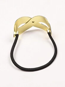 Twist Metal Decor Hair Tie Street - Multicolor - View 3