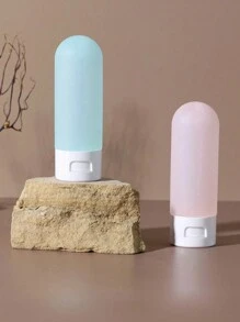 4 PCS Travel Dispenser Containers, Refillable Cosmetic Containers, Squeeze Dispenser Empty Bottles, Portable Travel, Suitable For Cleanser, Shower Gel, Shampoo, Cream, Foundation, Body Lotion, Cosmetic Samples, Travel Essentials - Multicolor - View 8