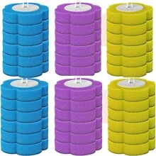 1 套一次性马桶刷(1 个刷头 + 1 个底座 + 24 个替换头)含 3 种颜色海绵补充装,彻底清洁家用厕所浴室装饰秋季装饰 - 灰色 - 查看 8