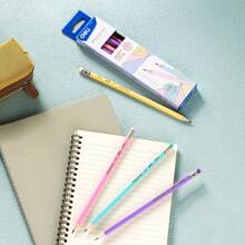 DELI DELI 12pcs Wooden Sketch Graphite Pencil Set HB