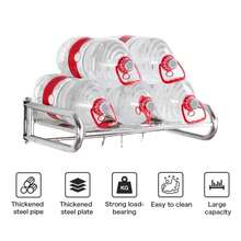 FXLTSBL Microwave Holder, Microwave Shelf With 6 Hooks, Microwave Holder Made Of Stainless Steel, Extendable Up To 30 Kg, Including Wall Bracket, For Microwave And Oven, Silver - Silver - View 5