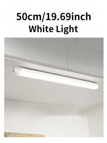 1 pieza Luz de armario con sensor de movimiento - Tira de lámpara LED de encendido y apagado automático, magnética, con batería, para armarios, gabinetes, armarios, escaleras, pasillos, salas de estudio